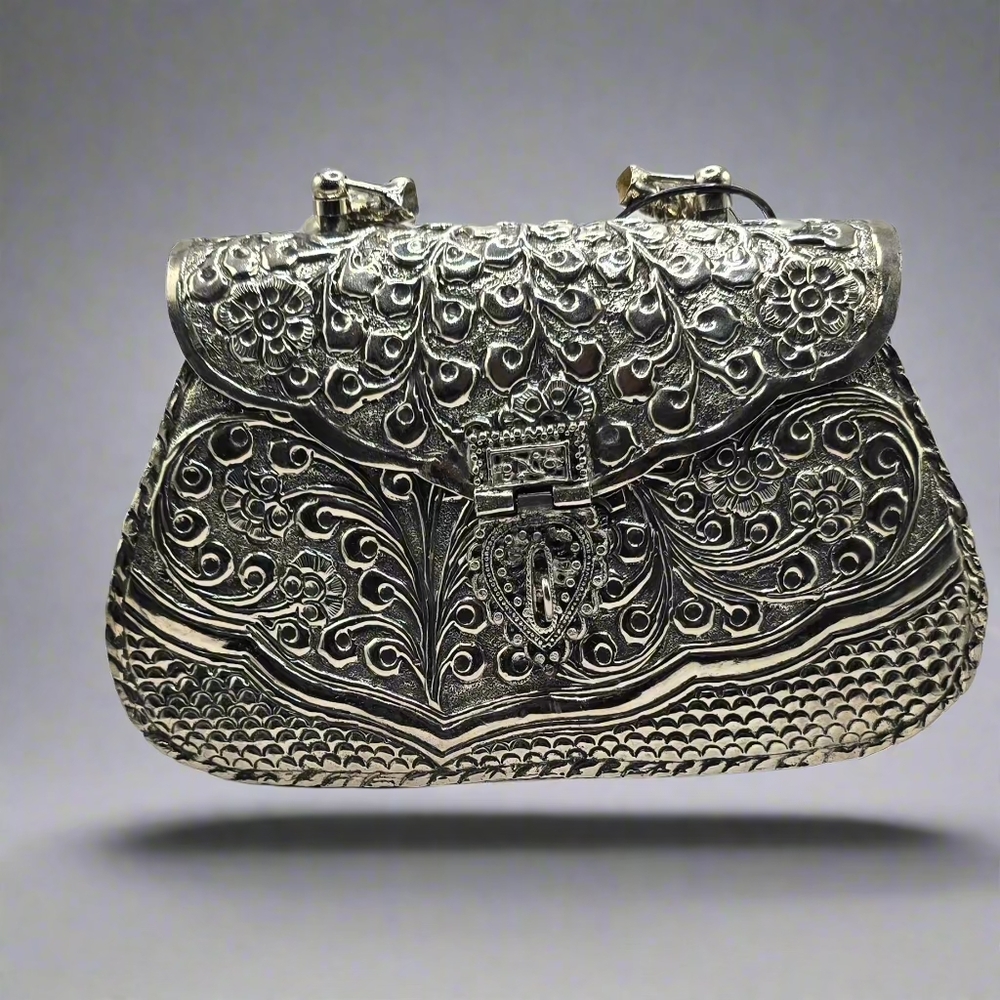 Elegant Silver Women's Bag